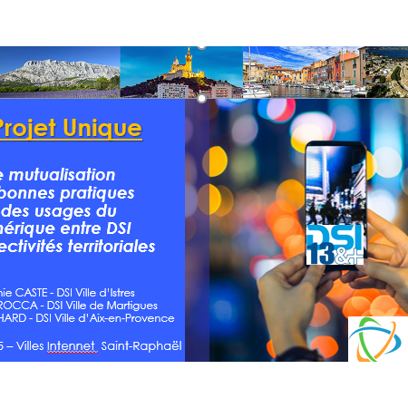 Les DSI13&+ au Congrés des Elus au Numériue à Saint-Raphaêl